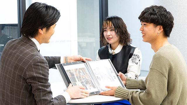 独自の就職支援システム