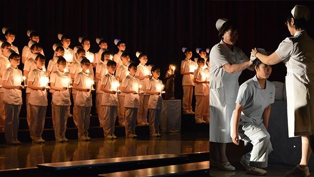 ｢戴帽式｣は初心に返る