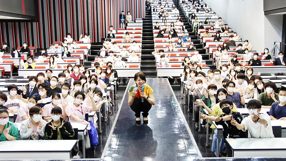 五輪金メダリスト 髙木菜那氏が来校！