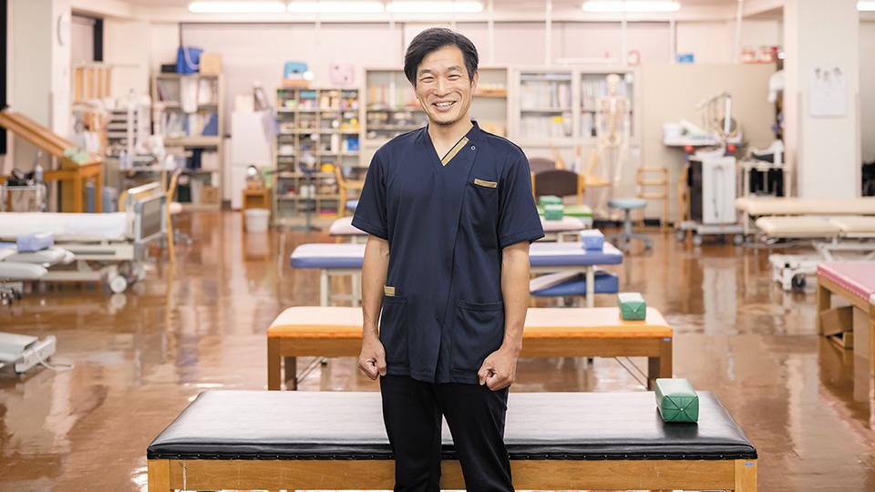 病院を飛び出し、被災地で活躍する理学療法士。