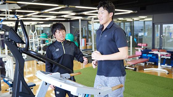 選手の復帰をサポート「リコンディショニング」