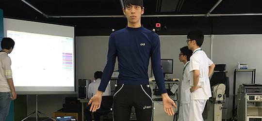 三次元動作解析、バイオデックス、エアロバイク…