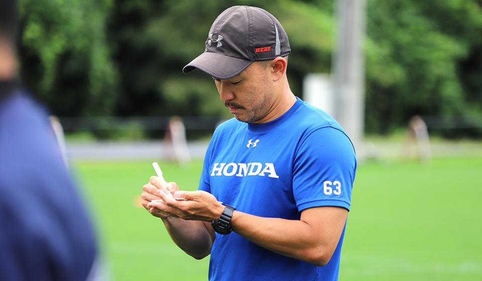 大会の中断期間にフィジカル面を強化。今は開幕に向けギアを上げている。