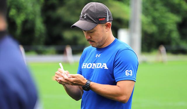 大会の中断期間にフィジカル面を強化。今は開幕に向けギアを上げている。