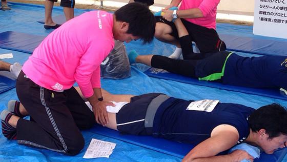予防医学の観点からも考える「コンディショニングトレーナー実習」