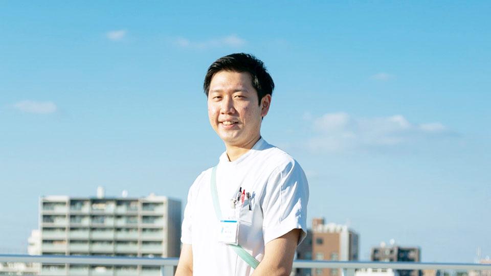 理学療法士として開院から部署の立上げに関わり、リハビリテーションの責任者へ。